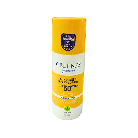 Celenes SPF50+ Sunscreen Lotion Spray – All-day Sun Defense