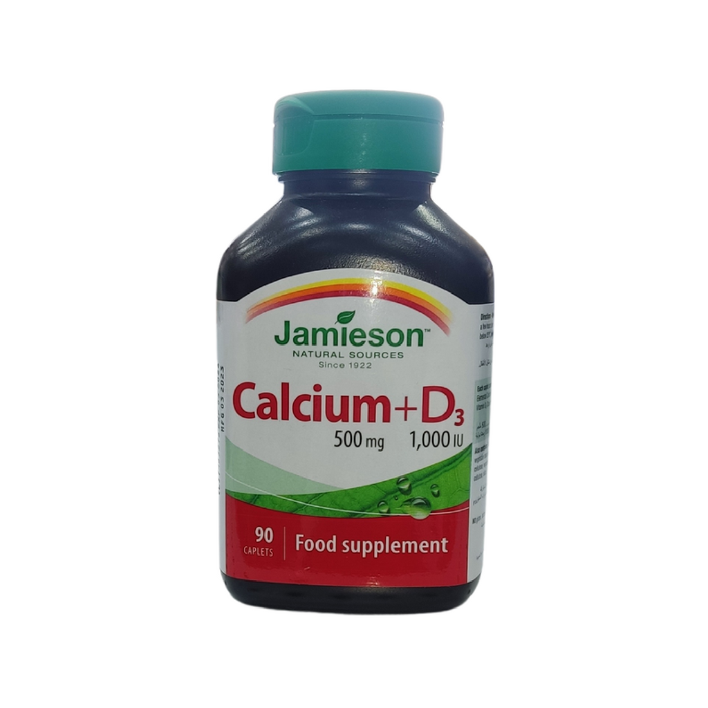 Calcium 500 Mg + D3 1000 Iu Jamieson