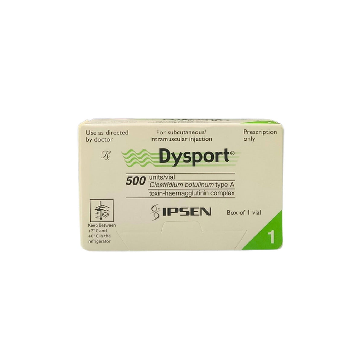 Dysport 500IU Botulinum Toxin Injection - 1 Vial