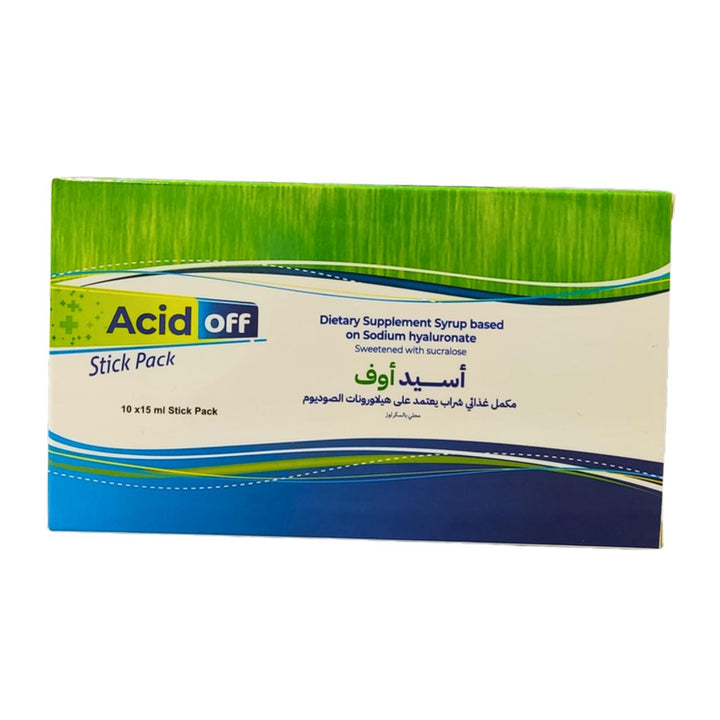 Acid Off Loading Acid Off Oral Suspension 10 Sticks 15 ml – Al-Jawaher Al Motamyza ...