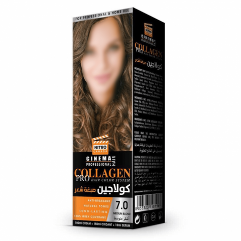 Collagen Pro Hair Color 7.0 Medium - Blond