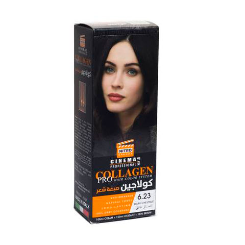 Collagen Pro Hair Color 6.23 - Dark Chestnut