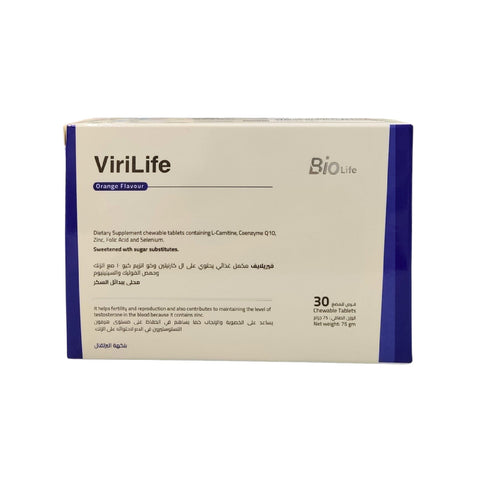 Virilife Men 30 Chewable Tab