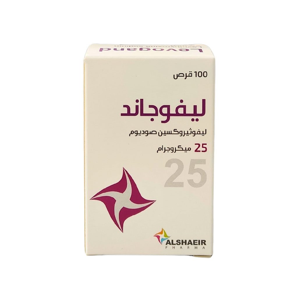 Levogand Thyroid Hormone Tablets 25mg 100 Tablets