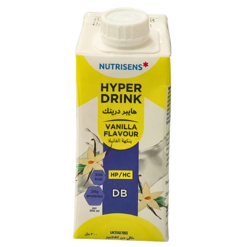 نيوتريسينس هايبر درينك دي بي بنكهة بالفانيليا 200 مل
