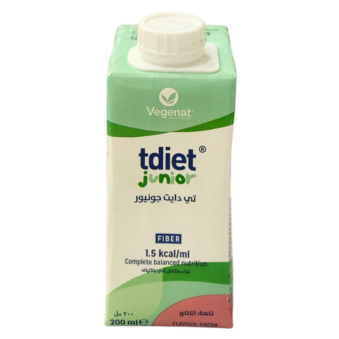 Tdiet Junior Fiber Cocoa 24×200 ML