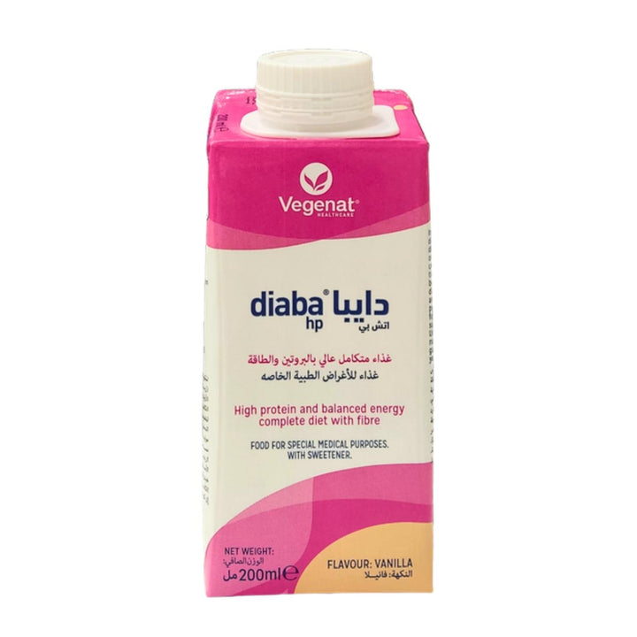 Vegenat Diaba HP Vanilla Liquid – 24 × 200 ml – Al-Jawaher Al Motamyza ...