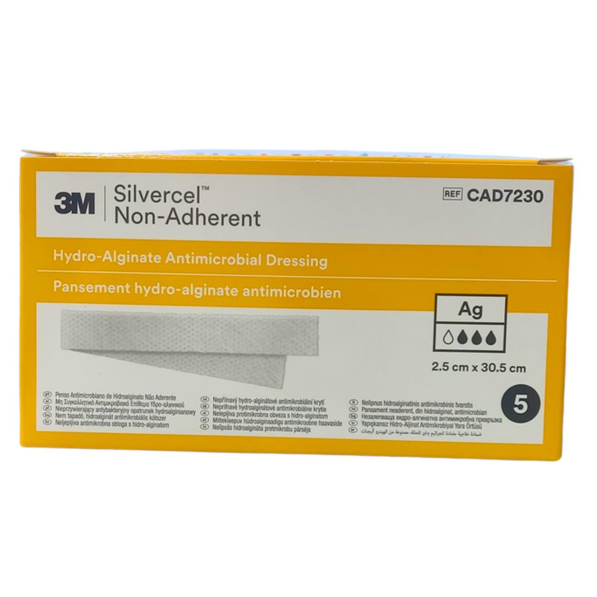 Silvercel Non-Adherent Alginate Dressing 2.5 Cm X 30 Cm 1 Pcs
