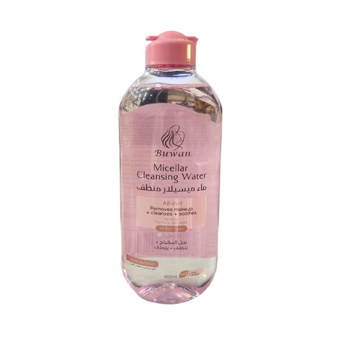 PINK 400ML Micellar Water BUWAN – Deep Clean Without Dryness