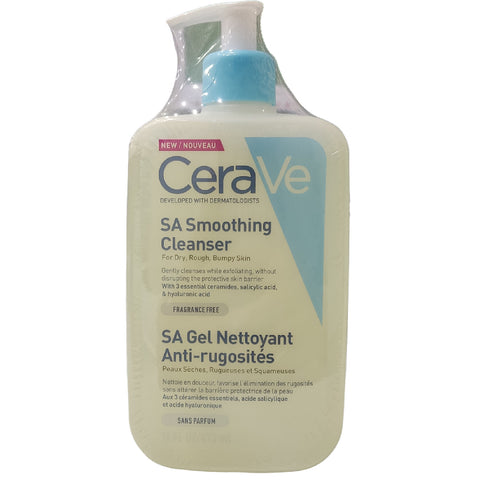 Cerave Smoothing Cleanser Gel For Skin Softening and Hydration-473Ml