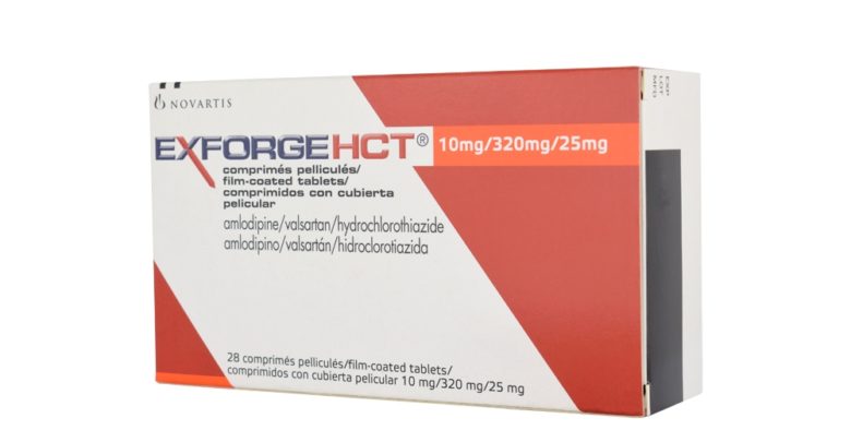 Exforge Hct 10/320/25Mg