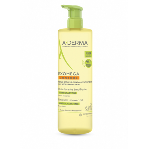 A-Derma Exomega Control Emollient Shower Oil - 200ml