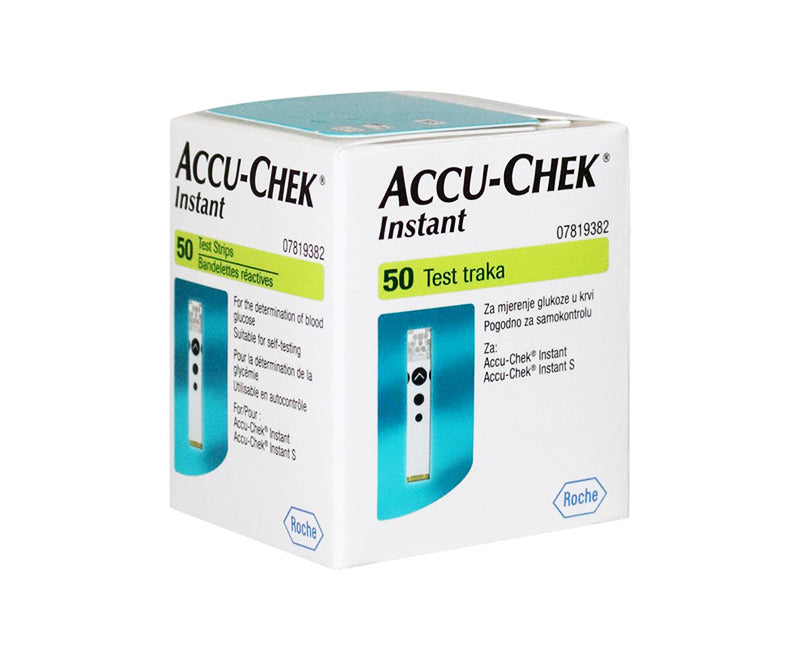 Accu-Check Instant Strips For Sugar Analysis - 50 Pcs