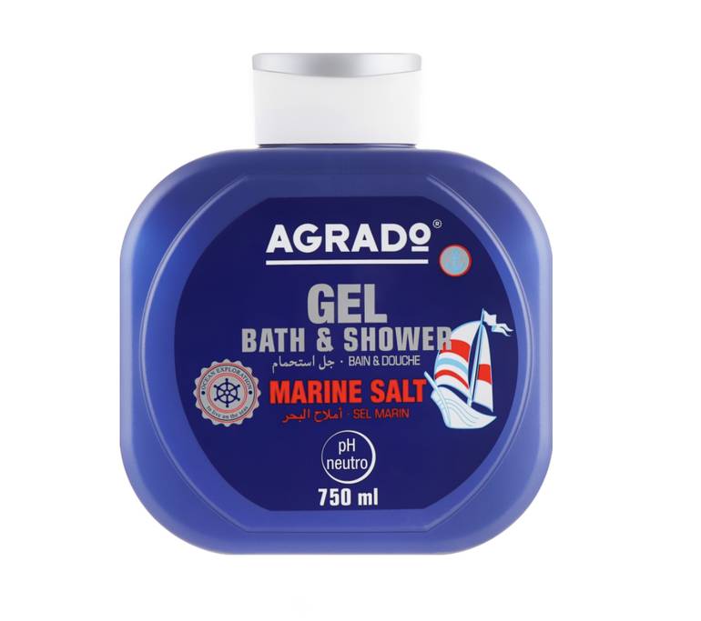 Agrado shower gel sea salts 750ml