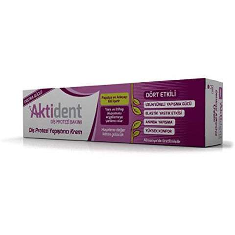 Aktident Denture Adhesive Cream 40 Gm