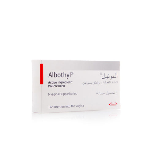 Albothyl Vaginal 6 Suppositories