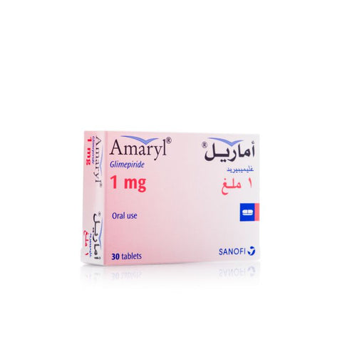 Amaryl 1 Mg 30 Tablets