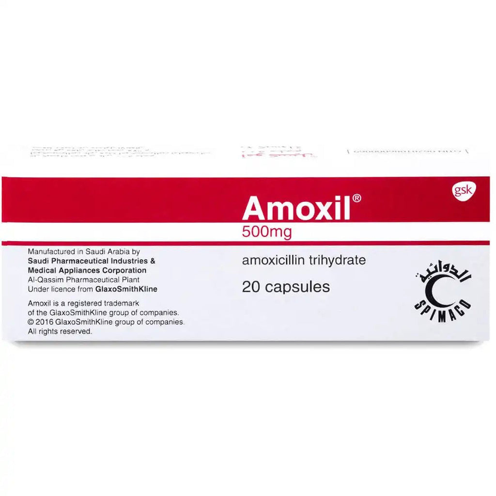 Amoxil 500 mg 20 Capsule