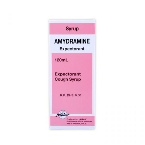 Amydramine Expectorant Cough Syrup Without Sugar 120 Ml