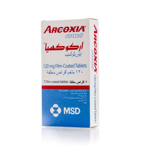 Arcoxia 120 mg 7 Tablets