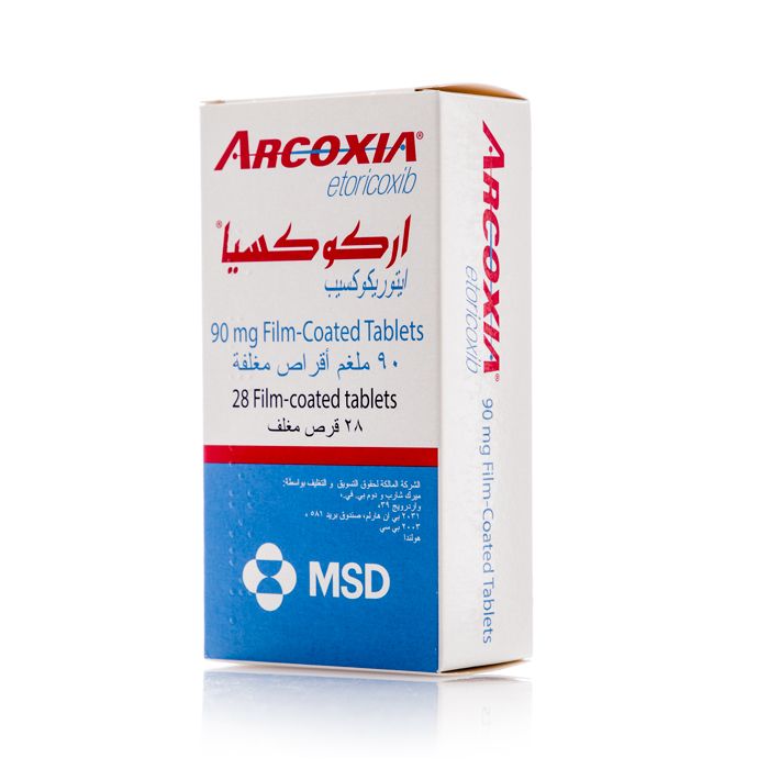 Arcoxia 90 Mg 28 Tablets