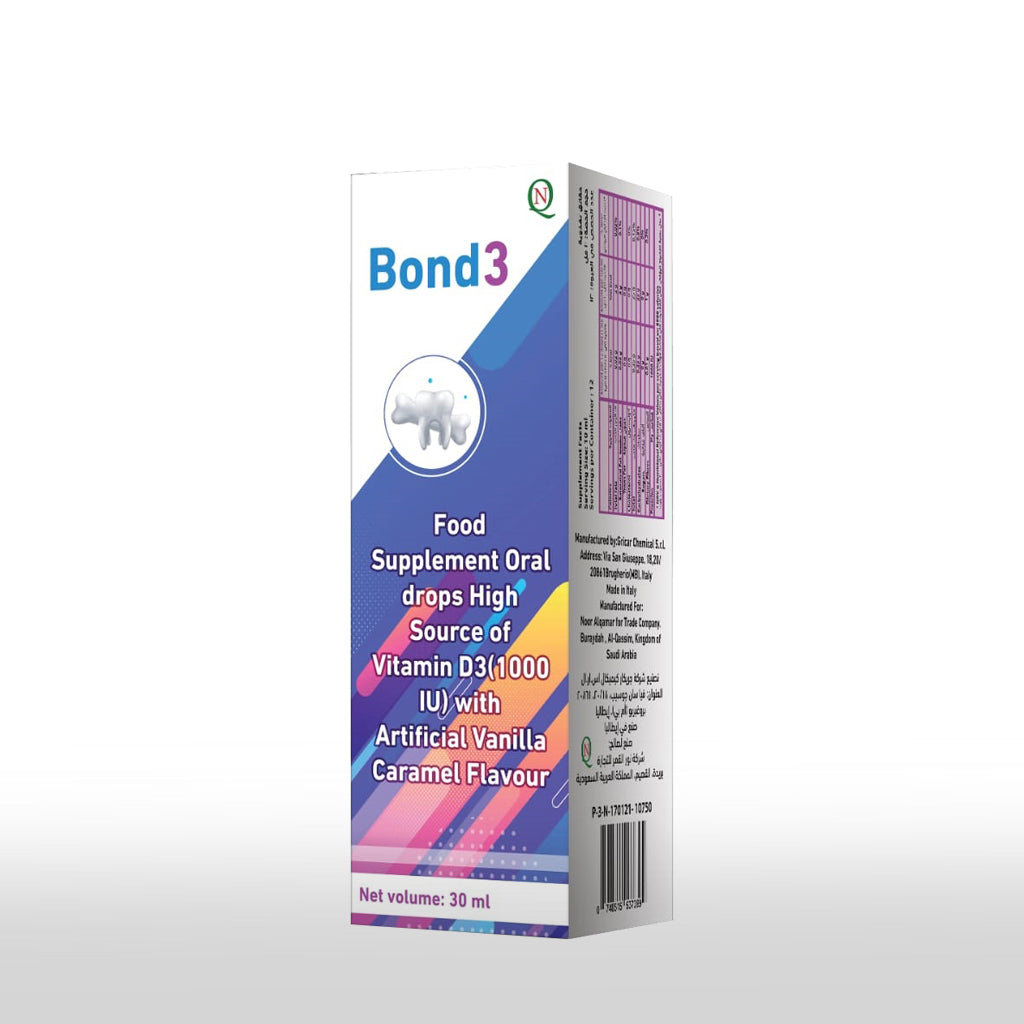 Bond 3 Vitamin D3 (1000 Iu) 30 Ml - Drops