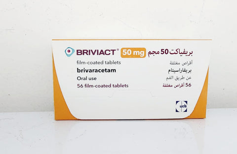 Briviact 50 Mg 56 Tablet