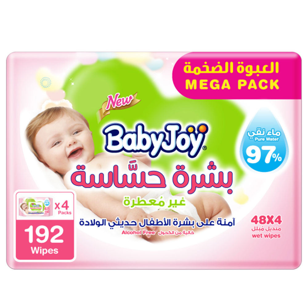 Baby Joy Wipes - 4Ã—48 Wipes