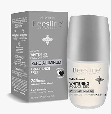 Beesline Whitening Deo Roll On 50ml -Zero Aluminum-1+1 Free