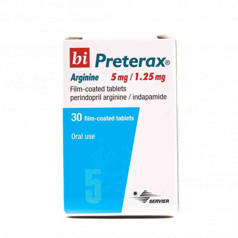 Bi Preterax 5/12.5 Mg 30 Tablets