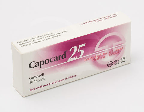 Capocard 25 Mg 20Tab