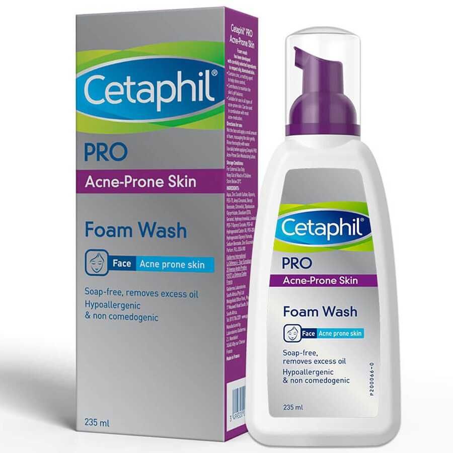 Cetaphil Pro Foam Wash Face Acne Prone 235Ml