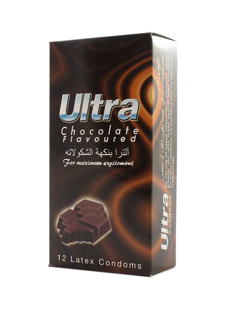 ULTRA CHOCOLATE CONDOMS 12PCS