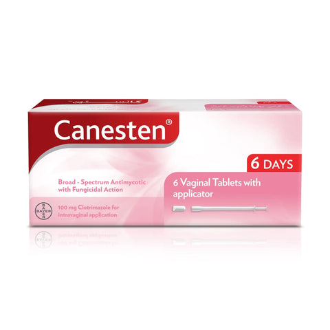 Canesten 100 Mg 6 Vaginal Tablets