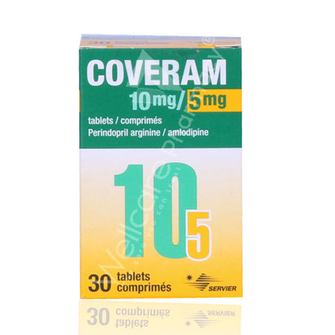 Coveram 10Mg/5Mg 30 Tablets