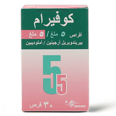 Coveram 5 Mg/5 Mg 30 Tablets