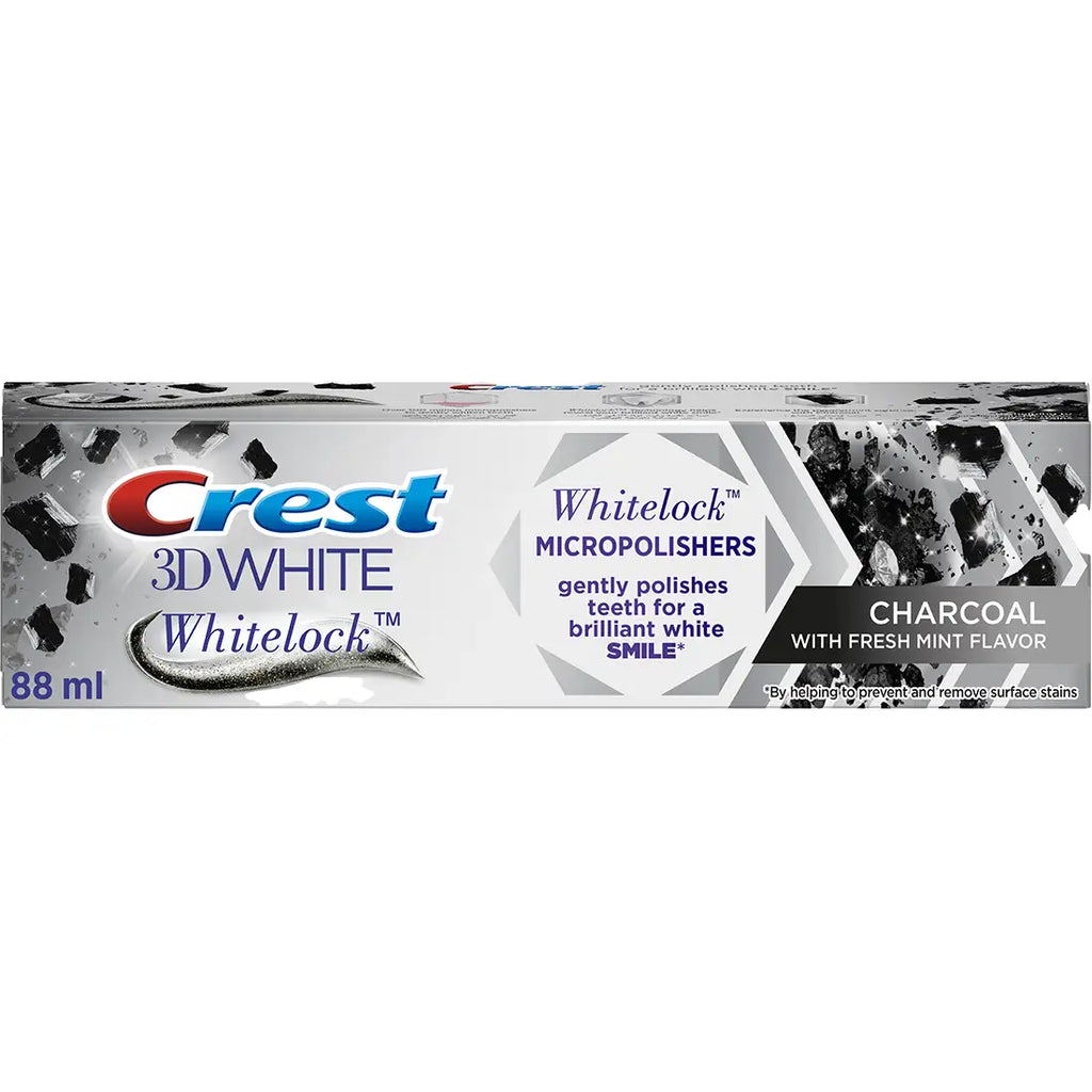 Crest T/P Whitelock Charcoal 88 Ml 3D White