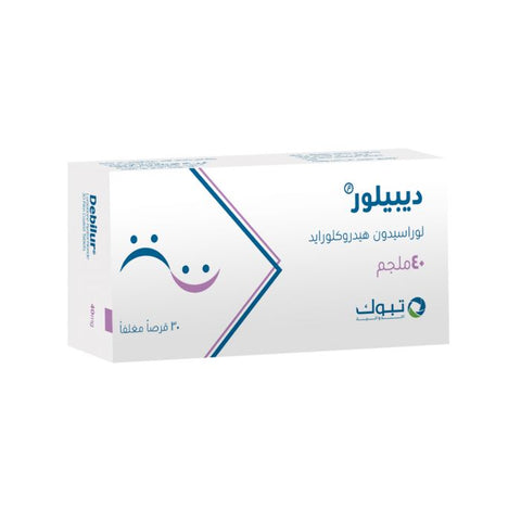 ديبيلور لوراسيدون هيدروكلورايد 40 ملجم - 30 قرص