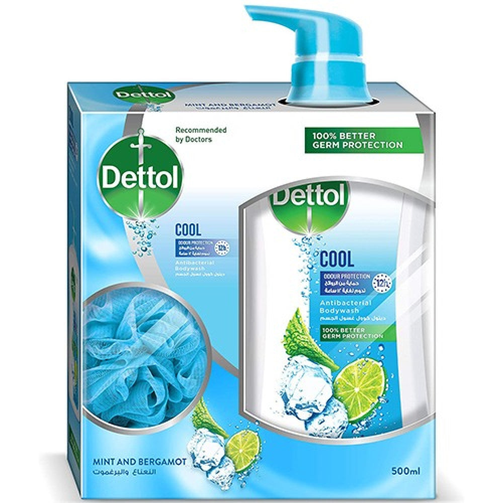 Dettol Original Body Wash + Loofah 500 Ml