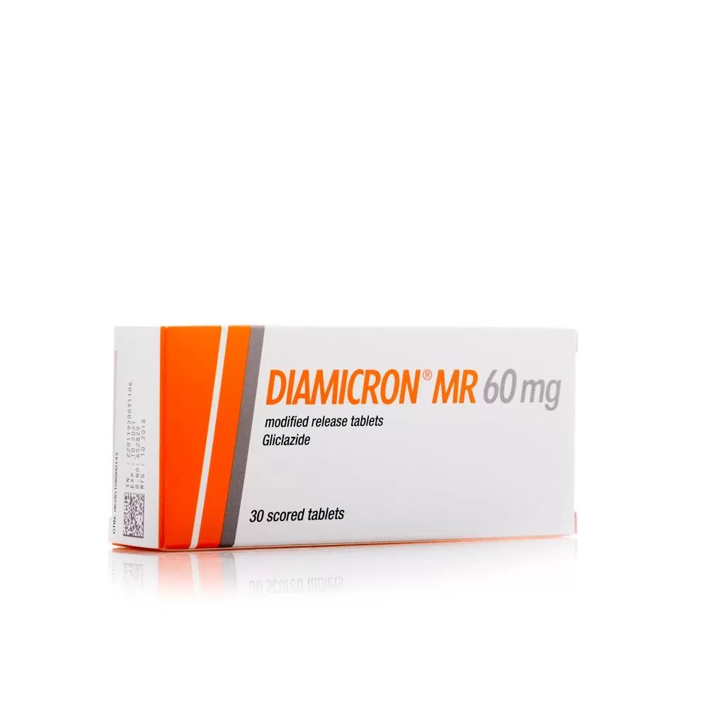 Diamicron Mr 60Mg 30 Tablets