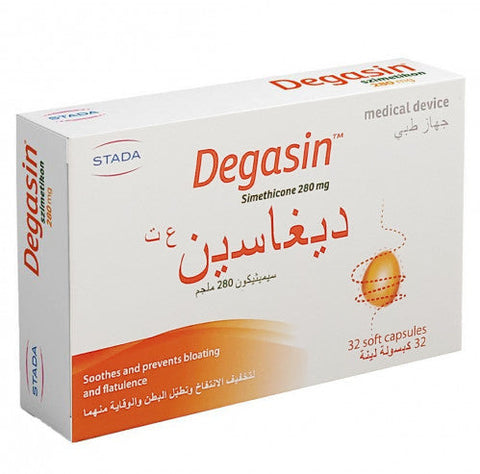 Digasin 280Mg 32 Soft Capsules