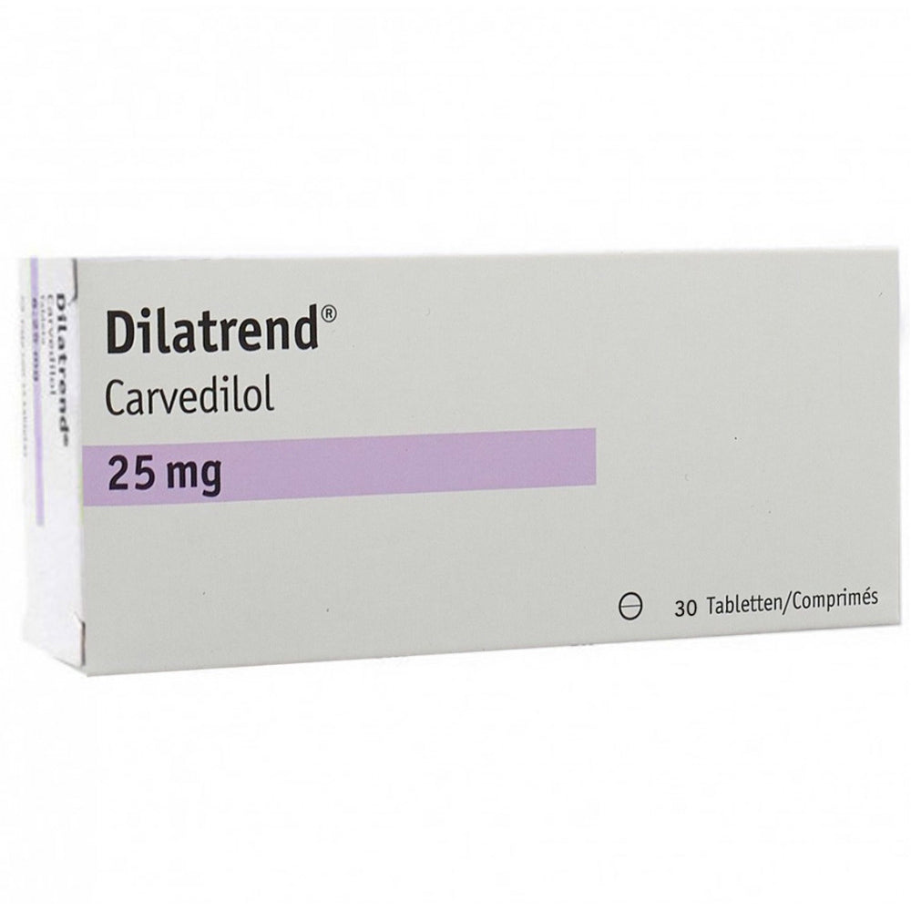 Dilatrend 25 Mg 30 Tabs