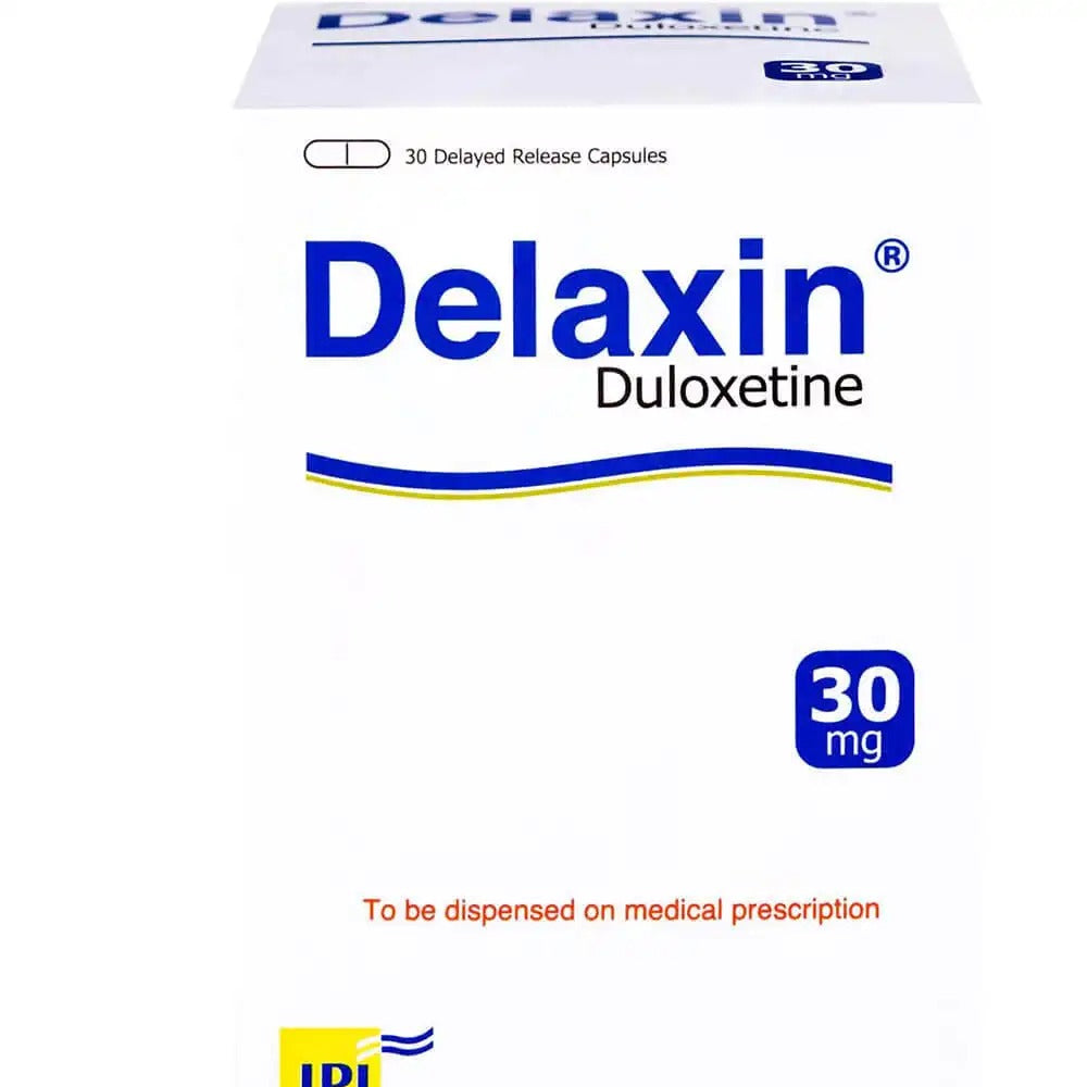 Delaxin (Duloxetine) 30 Mg 30 Capsules