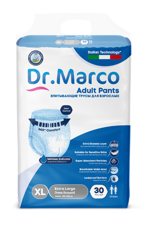 Dr Marco Xlarge Adult Pants 30 Pcs