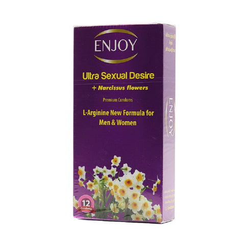 Enjoy Ultra Sexual Desire Condoms 12 Pieces