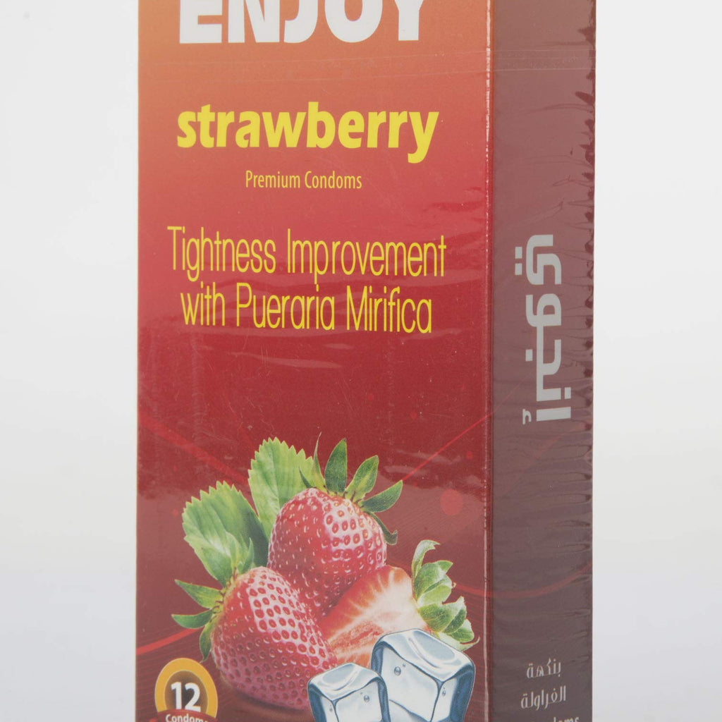 Enjoy Condom Strawberry 12 Pieces