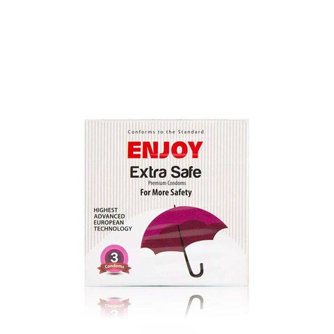 Enjoy Extra Safe Condoms 3 Pieces