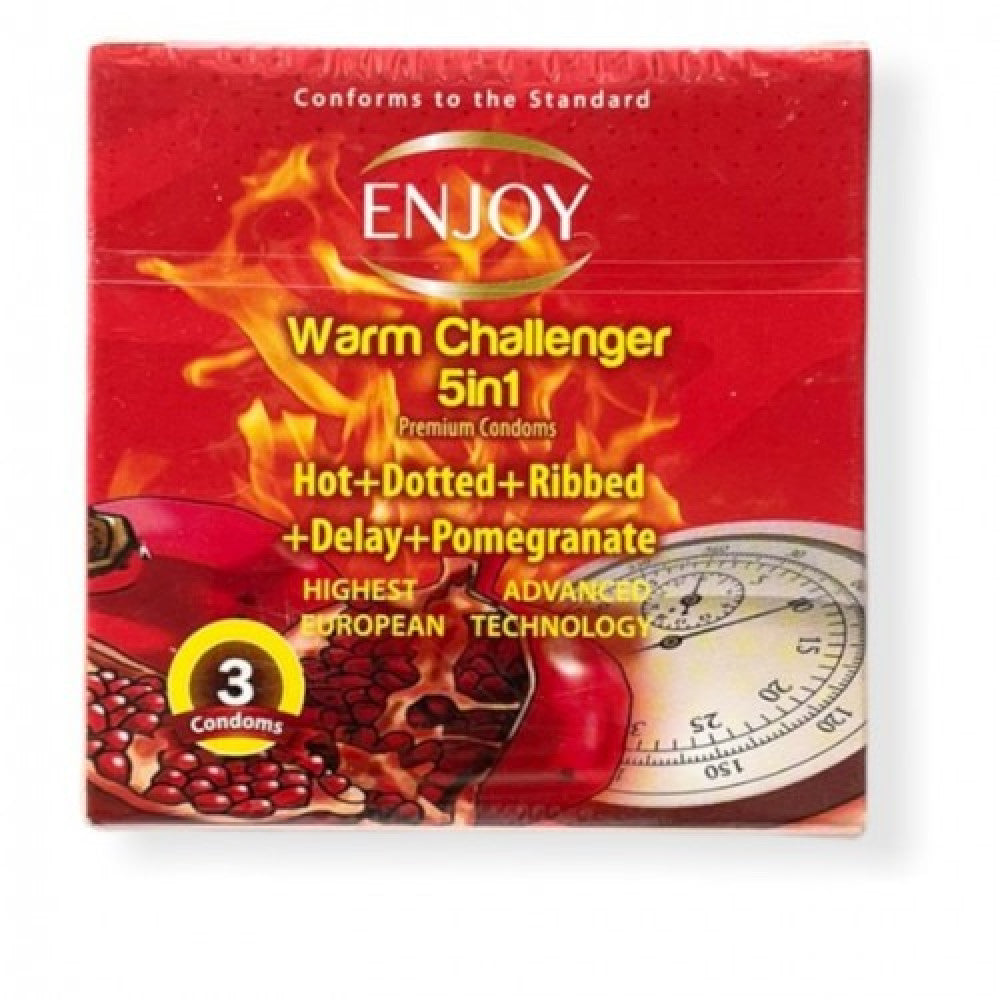 Enjoy condom pomegranate 3 pieces