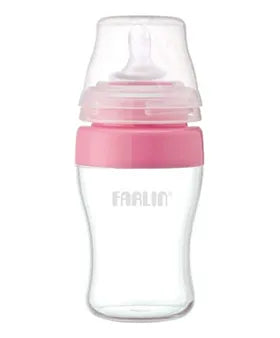 Farlin silicone nipple for cleft palate pink 150 ml