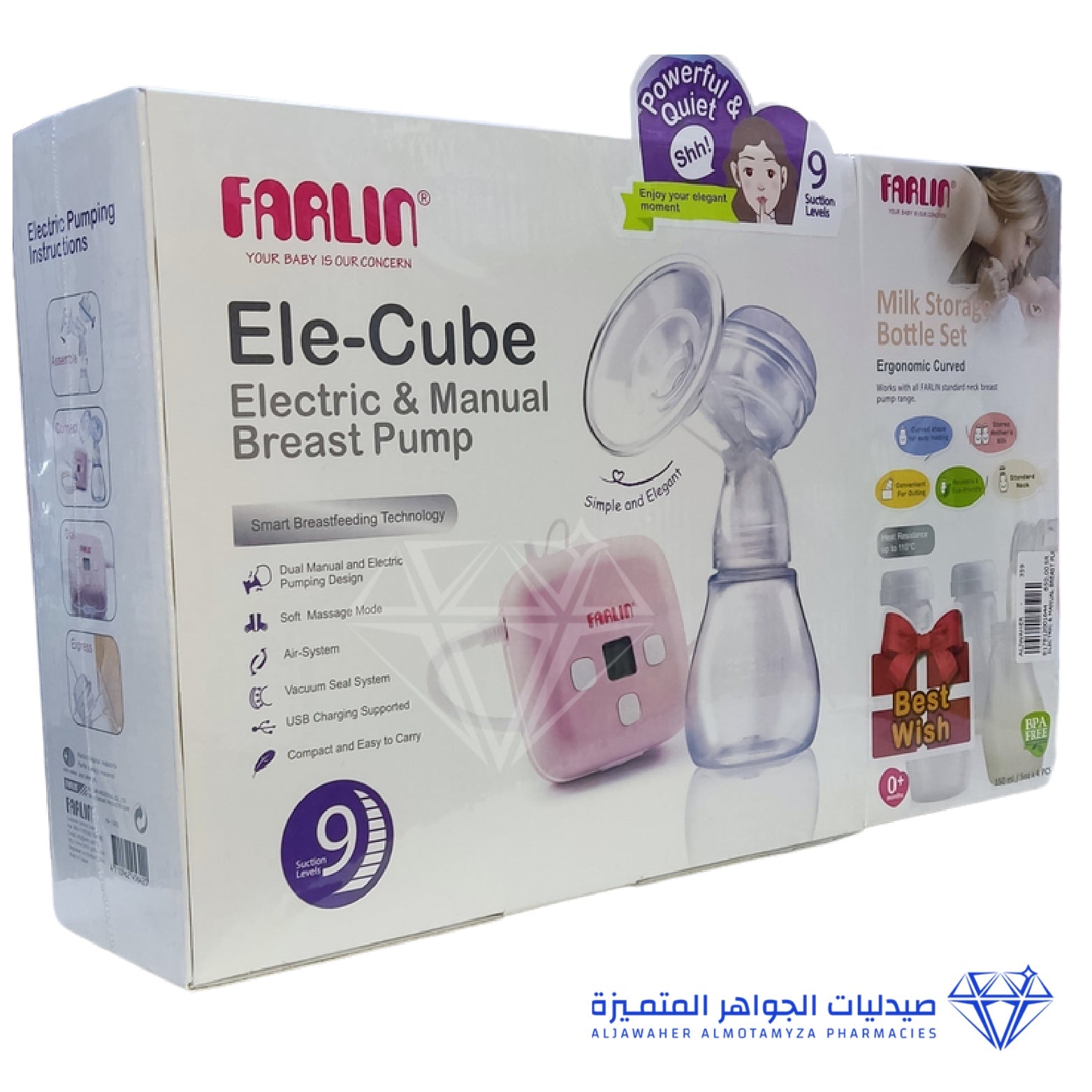Farlin Breast Pump Manual, Electric - 1 Device